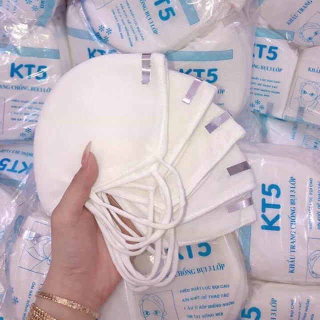 SET 5 KHẨU TRANG VẢI KT5 3 LỚP CAO CẤP | BigBuy360 - bigbuy360.vn