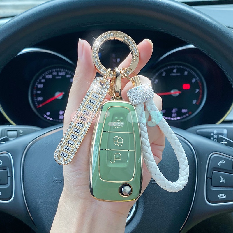 Vỏ TPU Bảo Vệ Chìa Khóa Xe Hơi ford Ranger C-Max S-Max Focus Galaxy Mondeo Transit Tourneo 2015