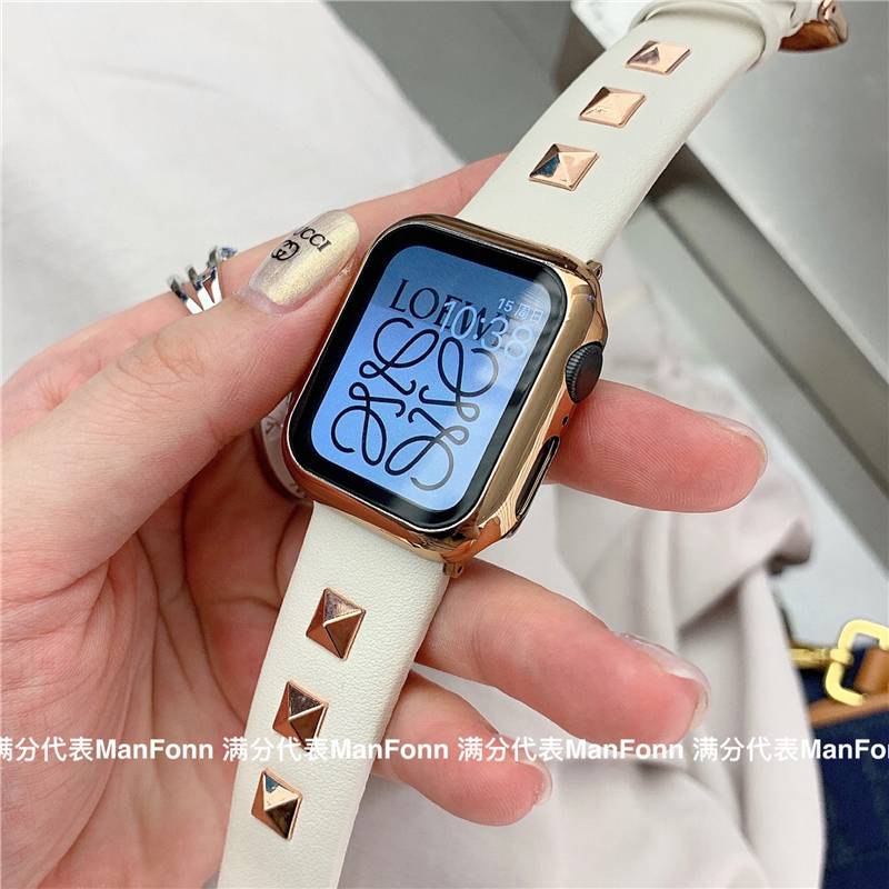 Kính Cường Lực Bảo Vệ Màn Hình Apple Watch 38mm 40mm 42mm 44mm Cho Apple Series 6 5 4 3 2 Se T500