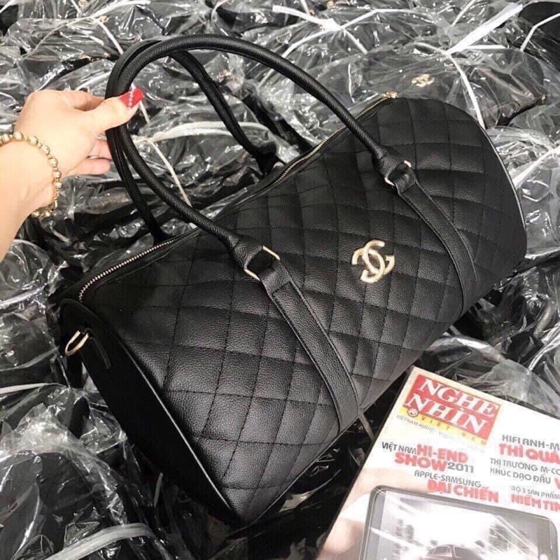 Túi Trống Du Lịch Hoạ Tiết Chà Neo, Túi Xách Du Lịch Size To