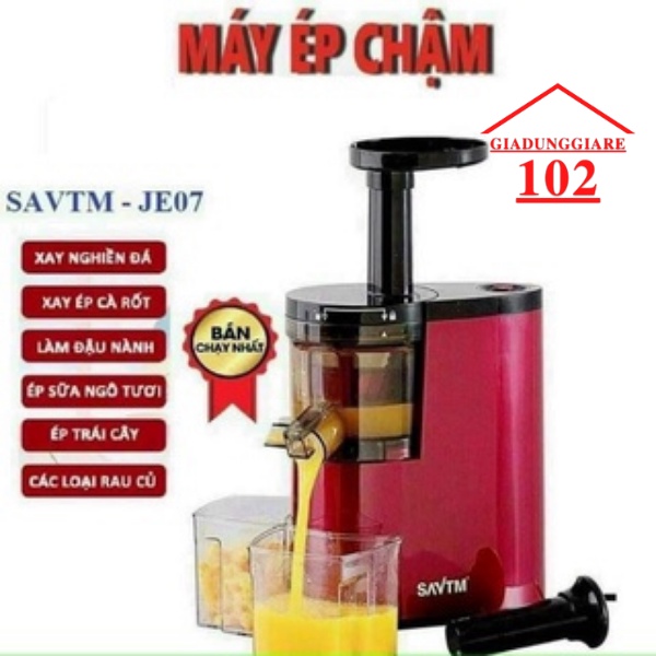 MÁY ÉP CHẬM ÉP TRÁI CÂY SATVM JE07/ HONGXIN RH311 VẮT KIỆT BÃ
