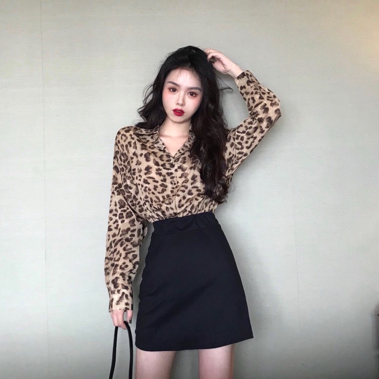 Áo Sơ Mi In Họa Tiết Da Báo Cá Tính | BigBuy360 - bigbuy360.vn