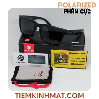 Kính mát phân cực kdeam - đen full - siêu nhẹ