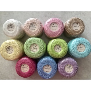 Set 11c sợi Cotton ruyi 0.8mm đủ màu
