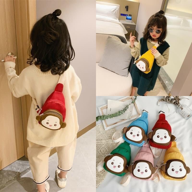 TÚI BAO TỬ ĐEO CHÉO CHO BÉ HOẠT HÌNH ĐI CHƠI DU LỊCH CỰC XINH-giadungsieure