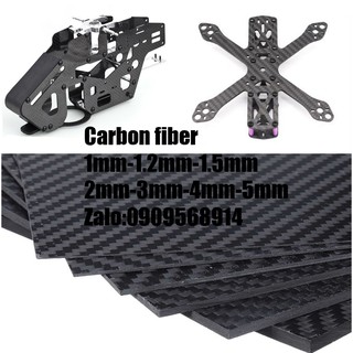 Carbon fiber 3K các loại kích thước 1mm 1.5mm 2mm