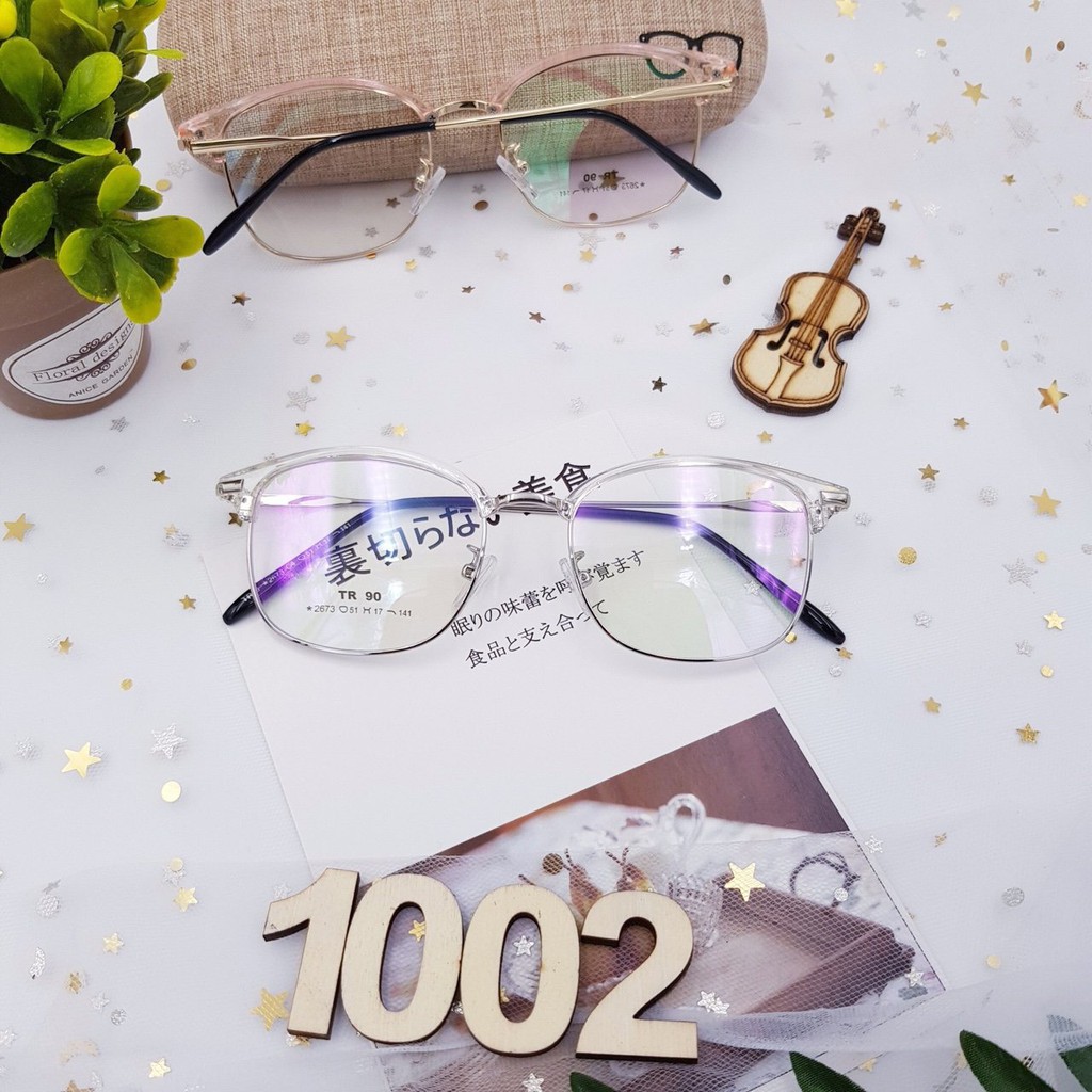 KÍNH GIẢ CẬN NAM NỮ TR90 2673 SANG CHẢNH 1002