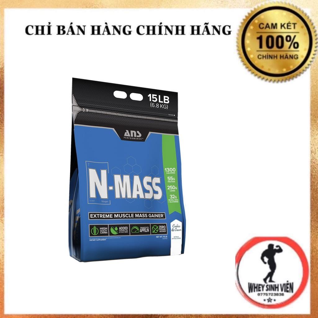 [Giá hủy diệt] [Chính hãng]  ANS - Tăng cân , tăng cơ chuẩn chính hãng từ mỹ   N Mass - 6.8kg