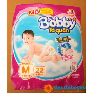 Bỉm quần Bobby S24/M22/L20/XL18