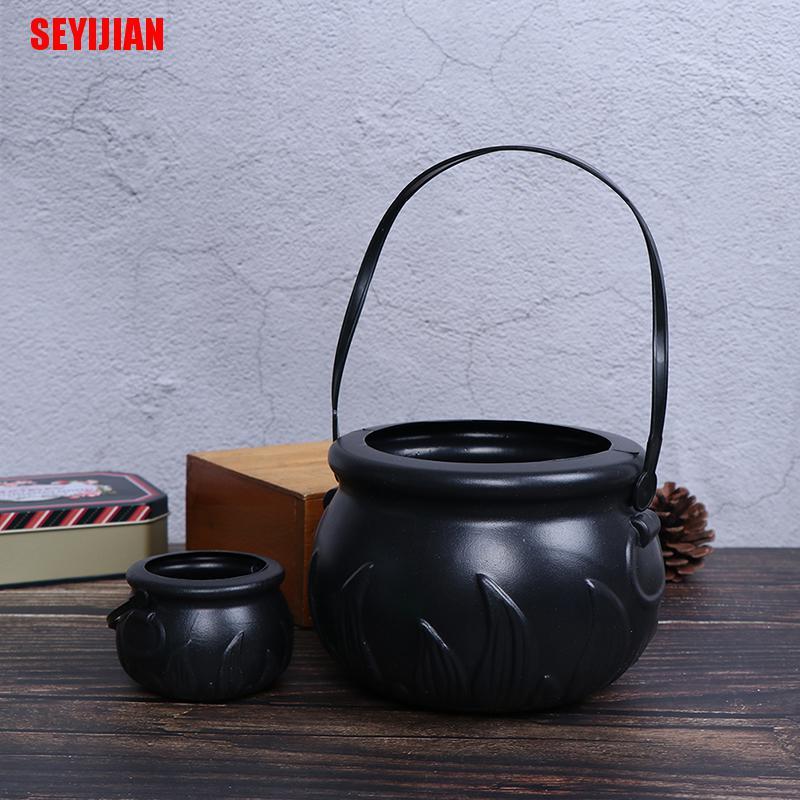 Bình đựng kẹo có tay cầm phong cách halloween độc đáo