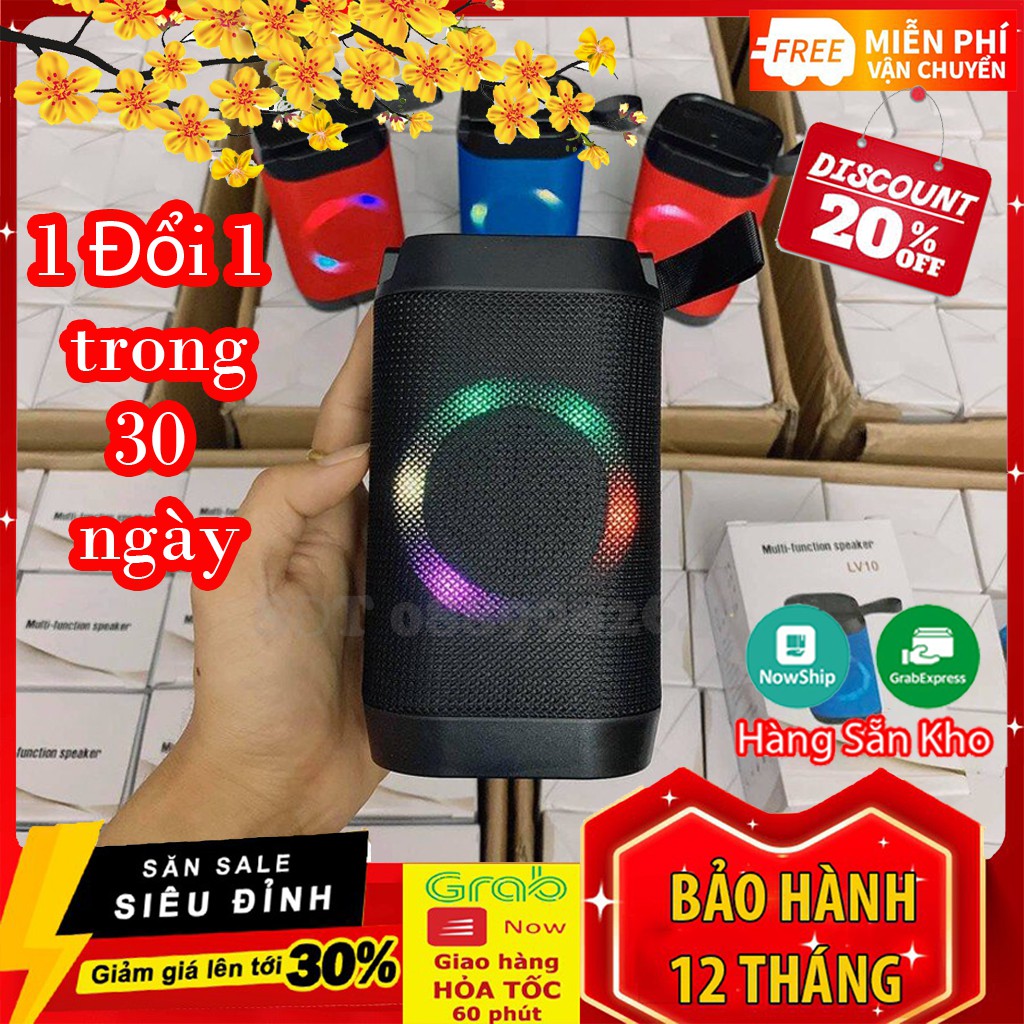 💥BẢO HÀNH 1 NĂM💥Loa Bluetooth mini LV10 Hỗ trợ thẻ Micro SD & USB - BẢO HÀNH 1 ĐỔI 1 CHÍNH HÃNG