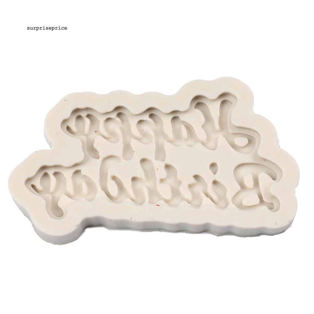 Khuôn làm bánh kẹo hình chữ cái bằng silicon