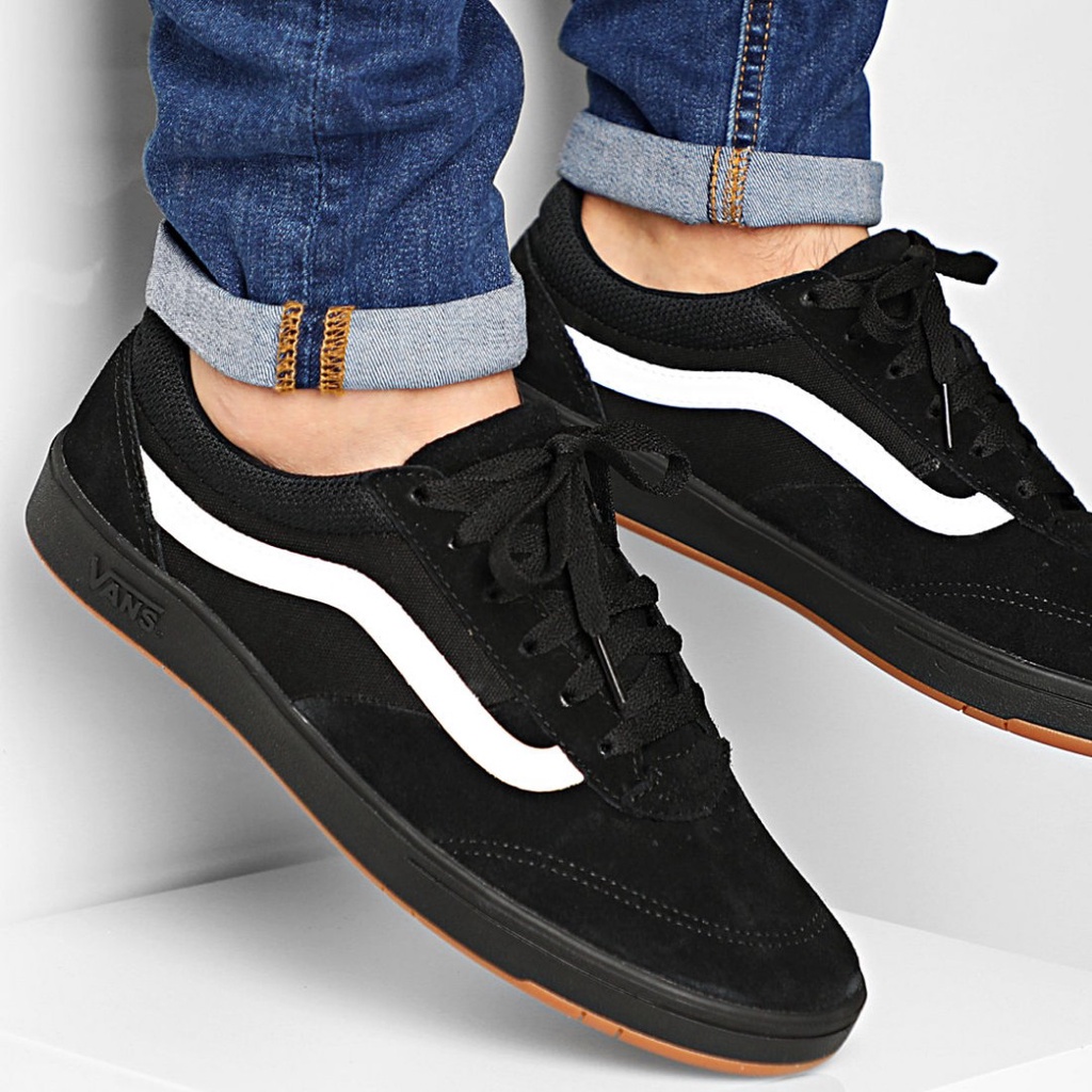 Giày Vans Chính Hãng Stape Cruze Comfycush Black White/ All Black/Blue
