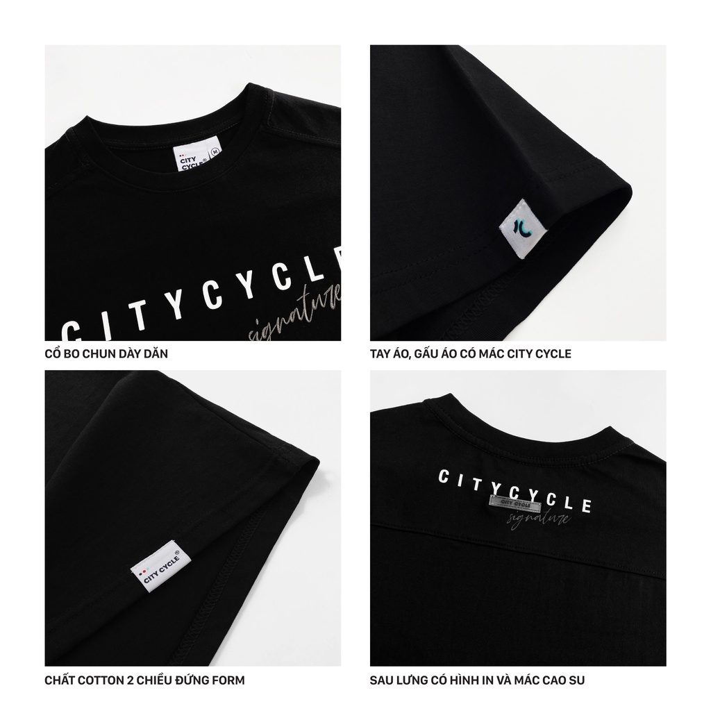 Áo thun local brand Clab City Cycle cao cấp oversize nam nữ form rộng in hình