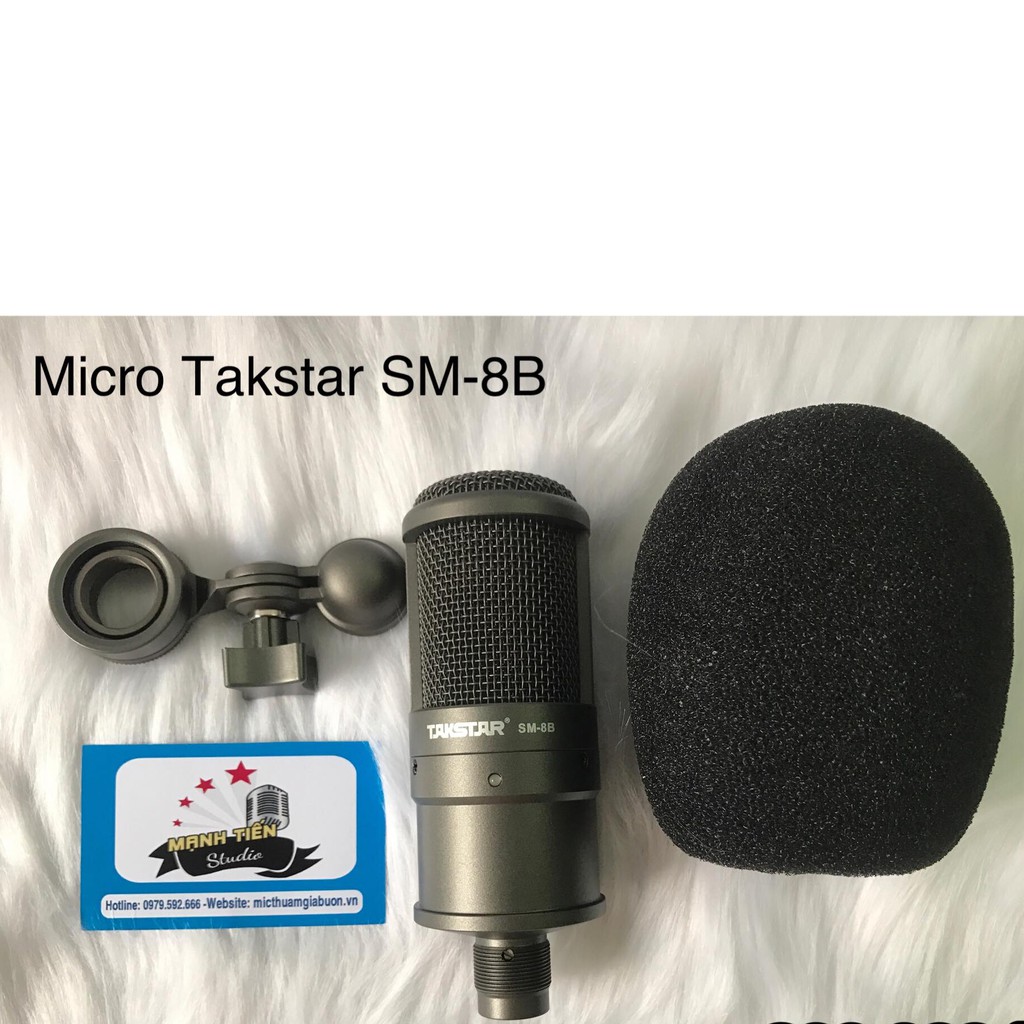 Mic thu âm Takstar SM-8B - SM8B chất lượng âm thanh tuyệt đỉnh