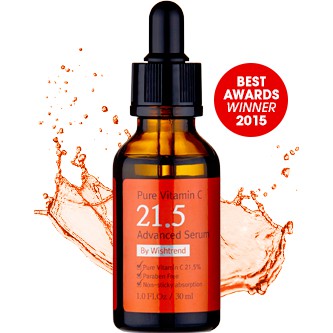 [Mẫu Mới] Tinh Chất Làm Mờ Mụn Thâm - Dưỡng Trắng Da By Wishtrend Pure Vitamin C 15% Advanced Serum