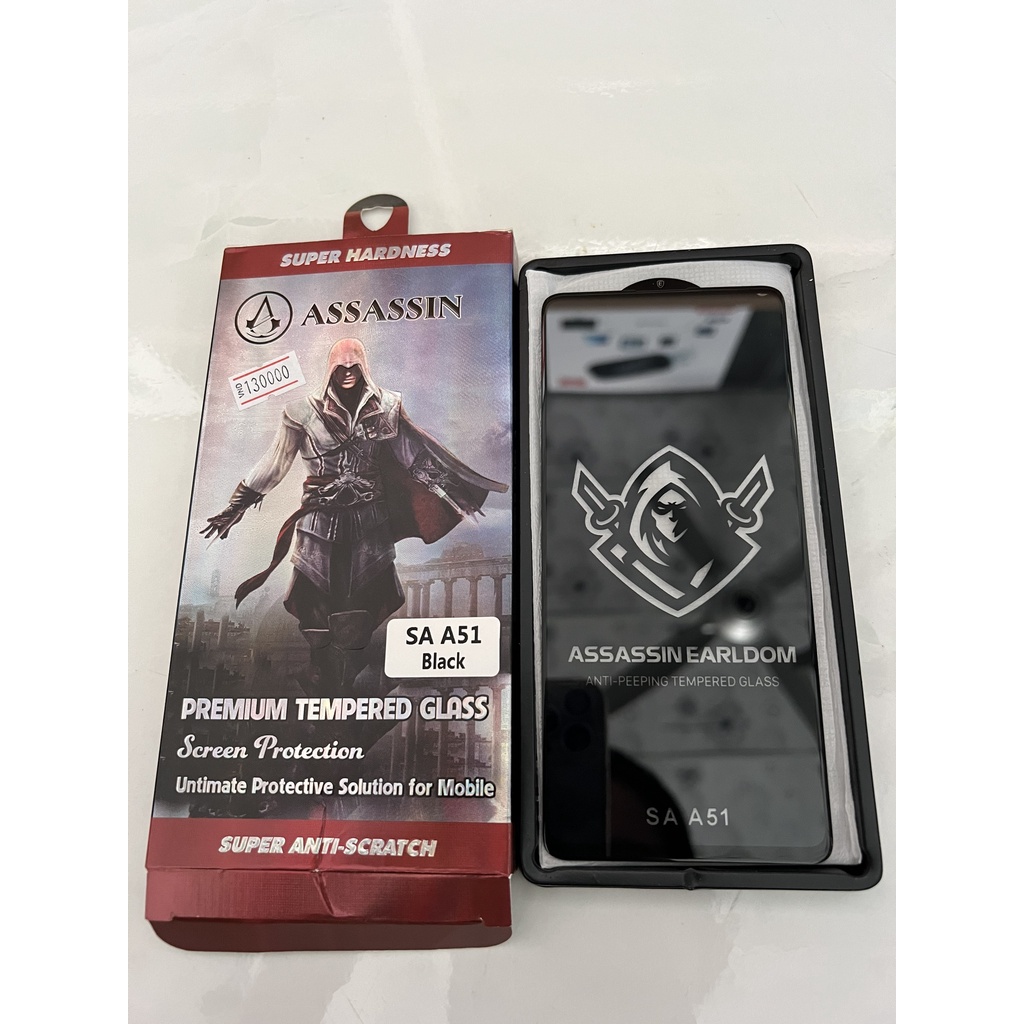 Kính cường lực SS màn hình thường, chống bám vân chống nước cực tốt Assassin Earldom - chính hãng