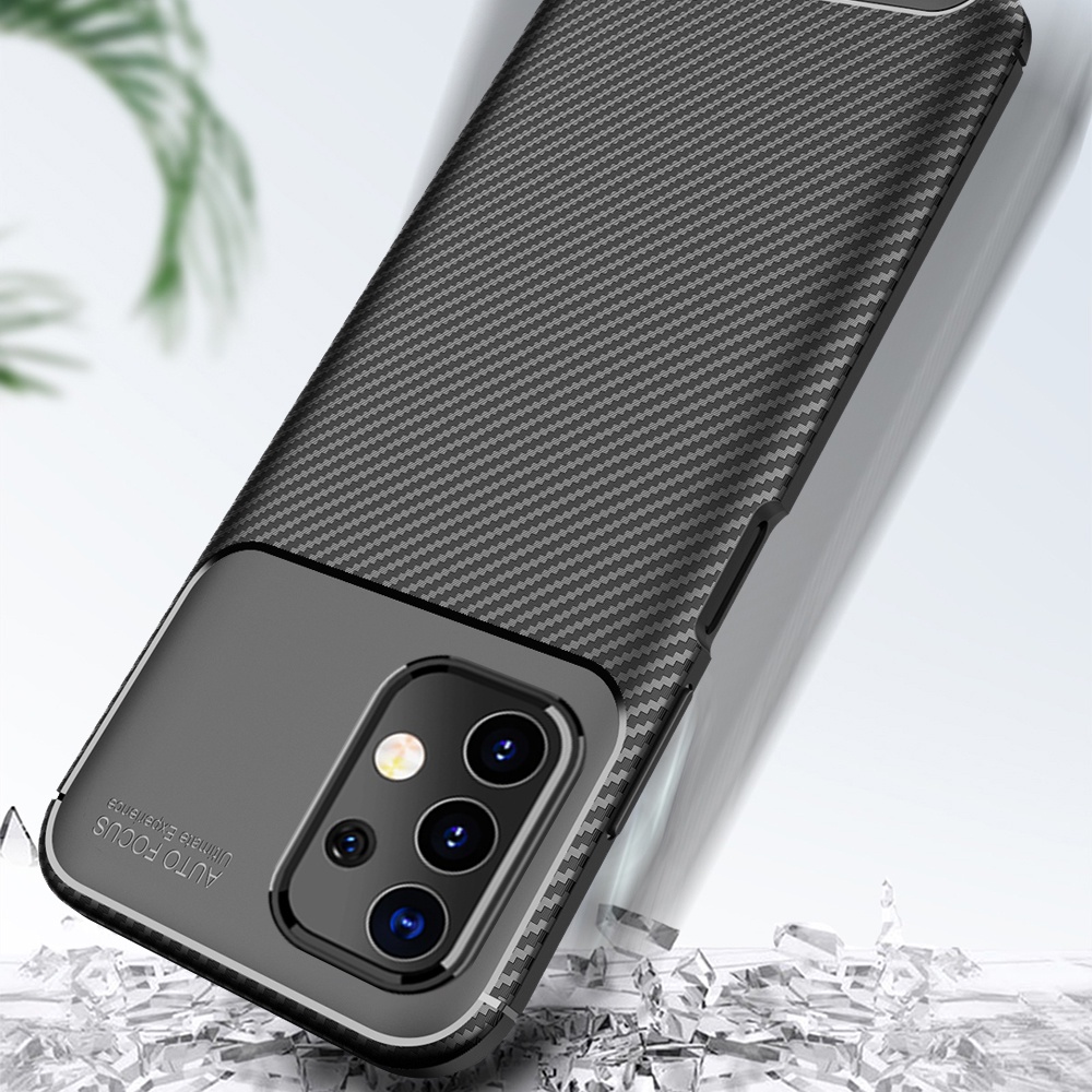 Ốp Điện Thoại Silicon Mềm Kết Cấu Sợi Carbon Nhám Cho Samsung Galaxy A23 A52S A52 A72 M52 4G 5G A 23 52 72