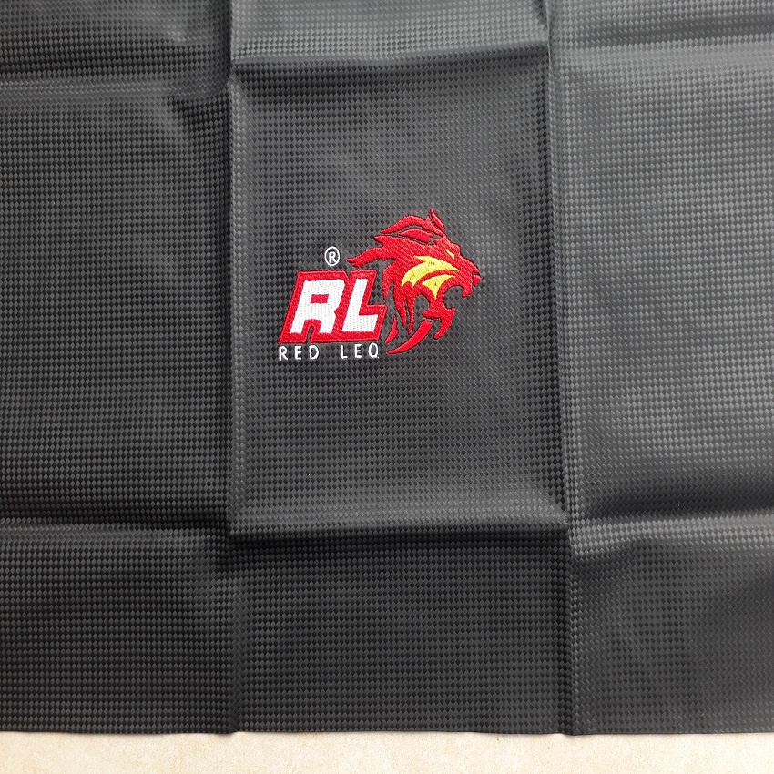 Vỏ yên xe máy da yên vân cacbon thêu RL đa năng lắp nhiều dòng xe Dream Wave Sirius Furture Exciter Winner Airblade