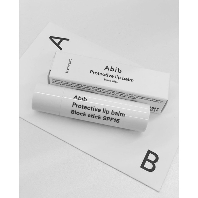 Son dưỡng chống nắng Abib Protective lip balm Block stick SPF15