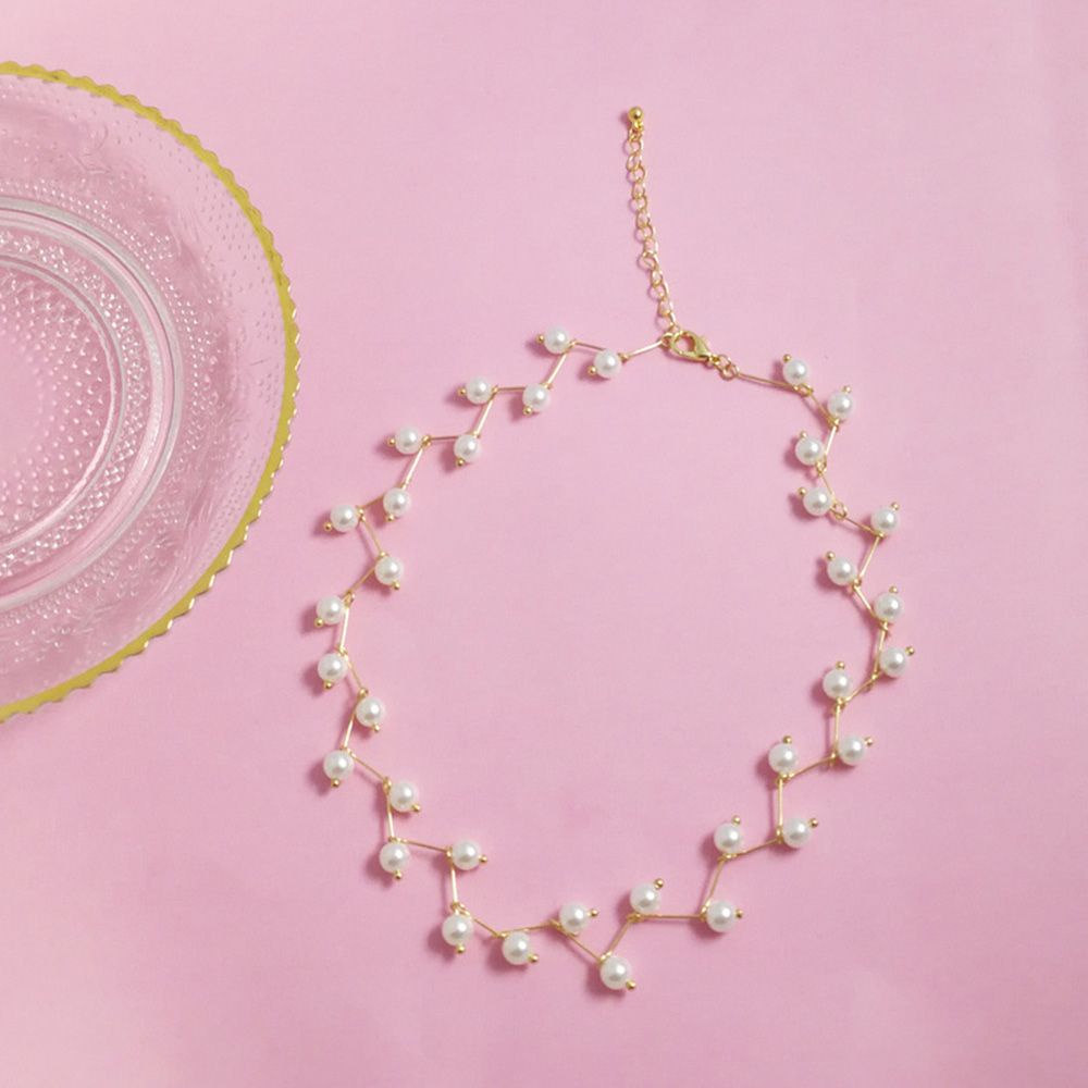 Vòng cổ Chuỗi Hạt Ngọc Trai Nhân Tạo Sang Trọng Cho Nữ