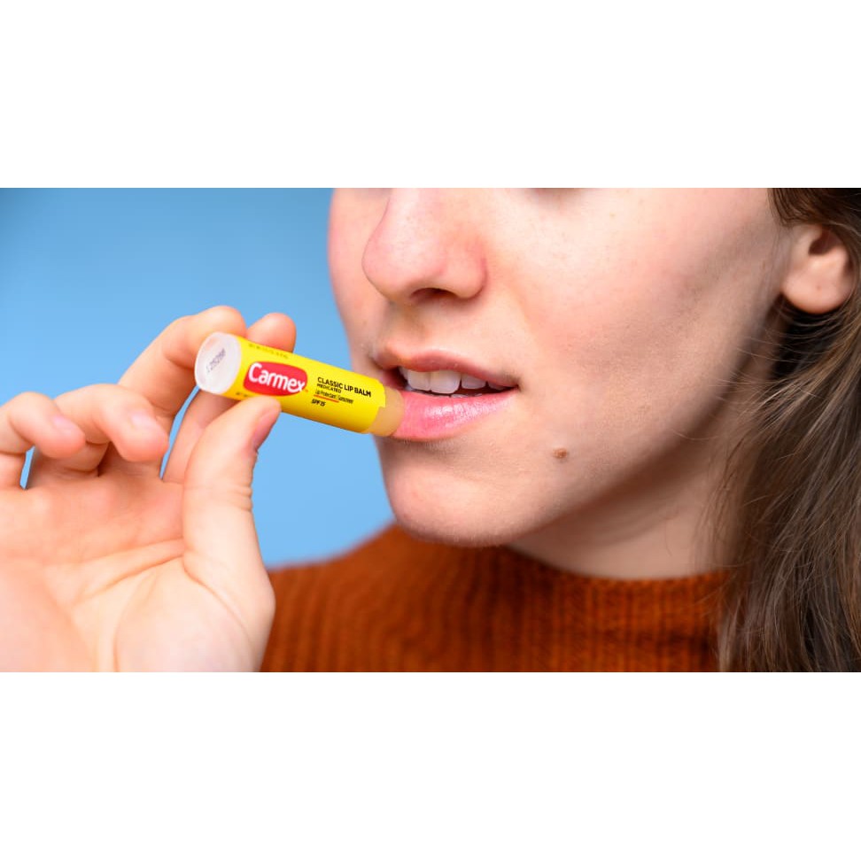[CHÍNH HÃNG] SON DƯỠNG MÔI CARMEX CLASSIC LIP BALM SPF 15 (có chống nắng) Bill US chuẩn | BigBuy360 - bigbuy360.vn