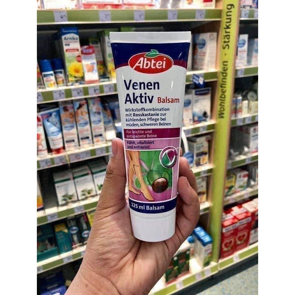 Kem Bôi Giãn Tĩnh Mạch Abtei Venen Aktiv Balsam - 125 ml