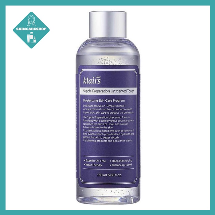 Nước hoa hồng chính hãng Klairs Supple Preparation Toner | BigBuy360 - bigbuy360.vn