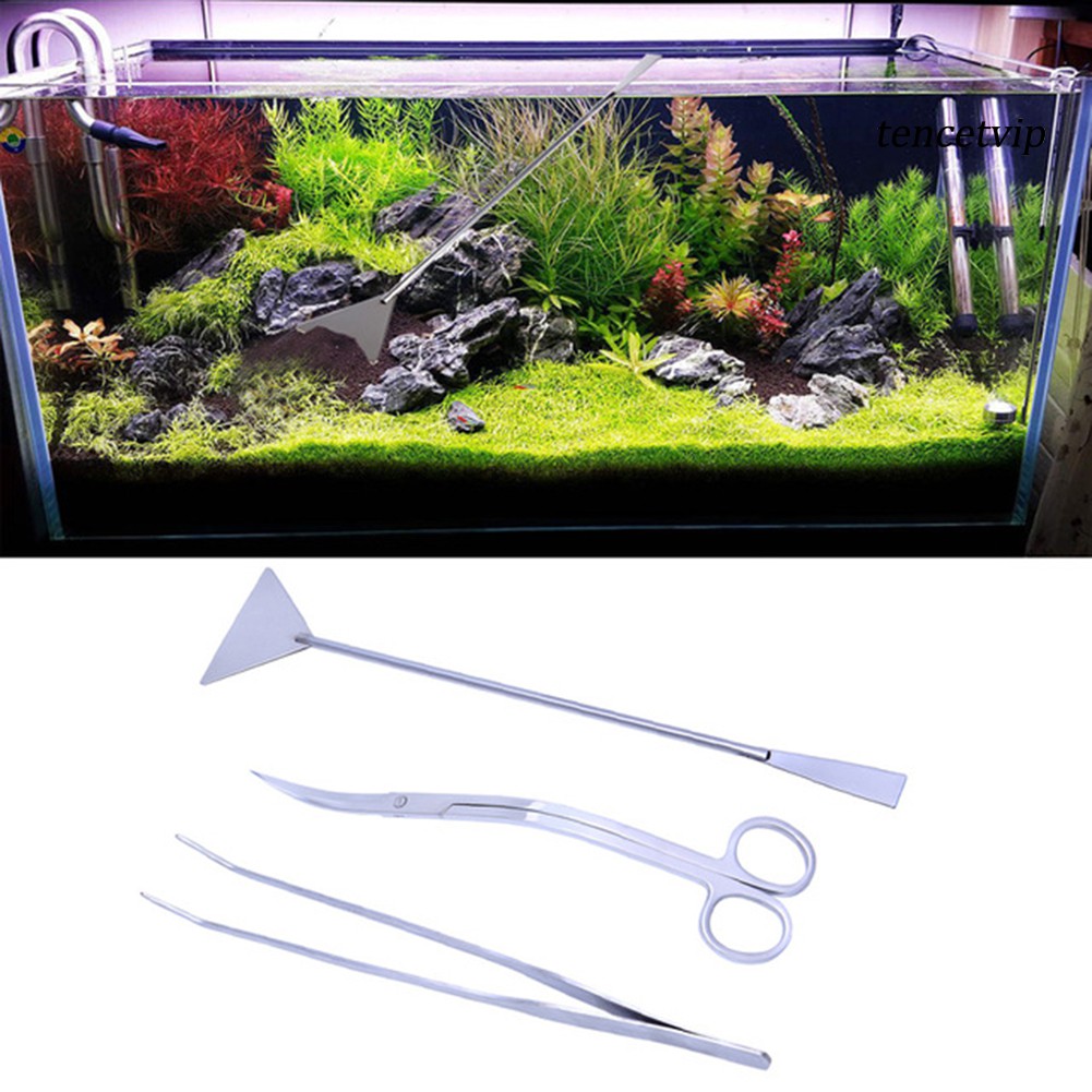 Bộ 3 Dụng Cụ Kéo Cắt Tỉa Cây Thủy Sinh Hồ Cá