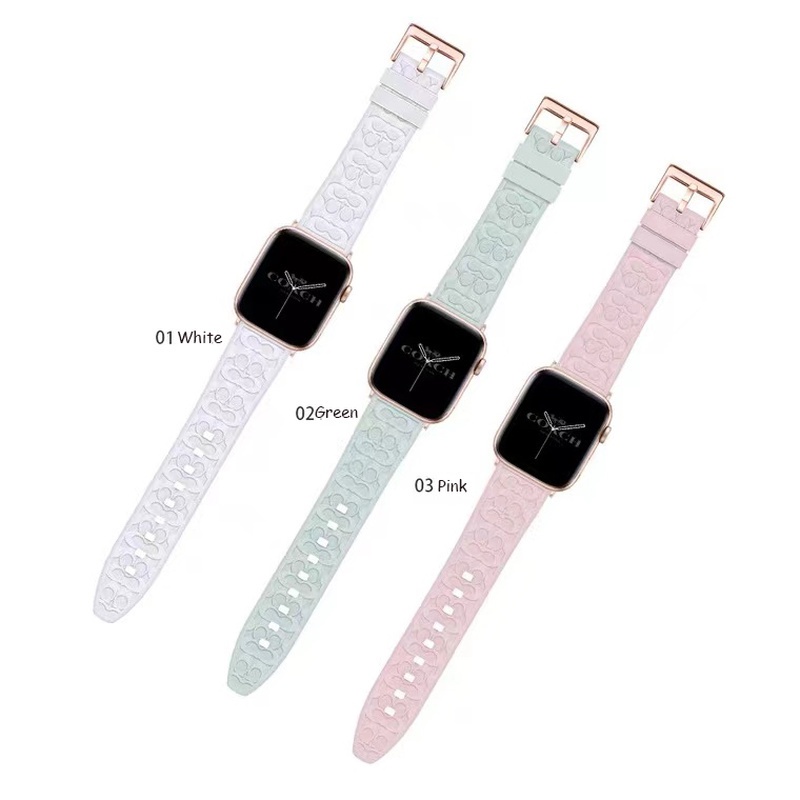 Dây Đeo Silicone 2023 Cho apple watch 44mm 45mm 42mm iWatch 40mm 38mm 41mm Series 7 3 5 6 se