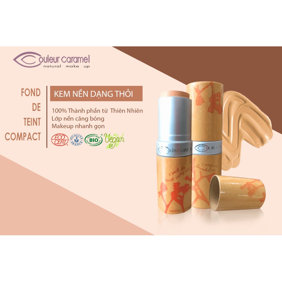 {BILL Pháp}_ Kem nền dạng thỏi hữu cơ Couleur Caramel tone 11 | BigBuy360 - bigbuy360.vn
