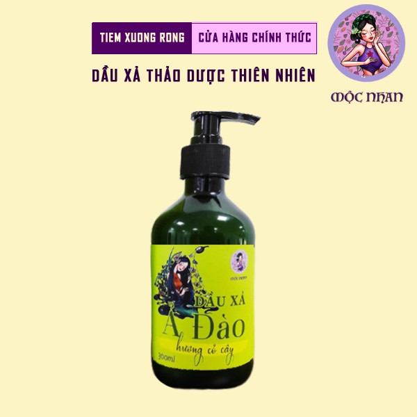 Combo dầu gội xả thảo dược thiên nhiên, phục hồi tóc hư tổn, dưỡng mềm sâu MỘC NHAN