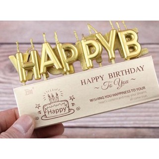Nến happy birthday
