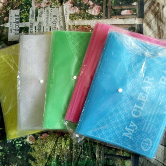 Bìa nút A4 My CLEAR nhiều màu