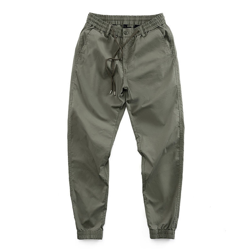 Quần dài thể thao plus size phối dây rút thời trang xuân thu cao cấp cho nam