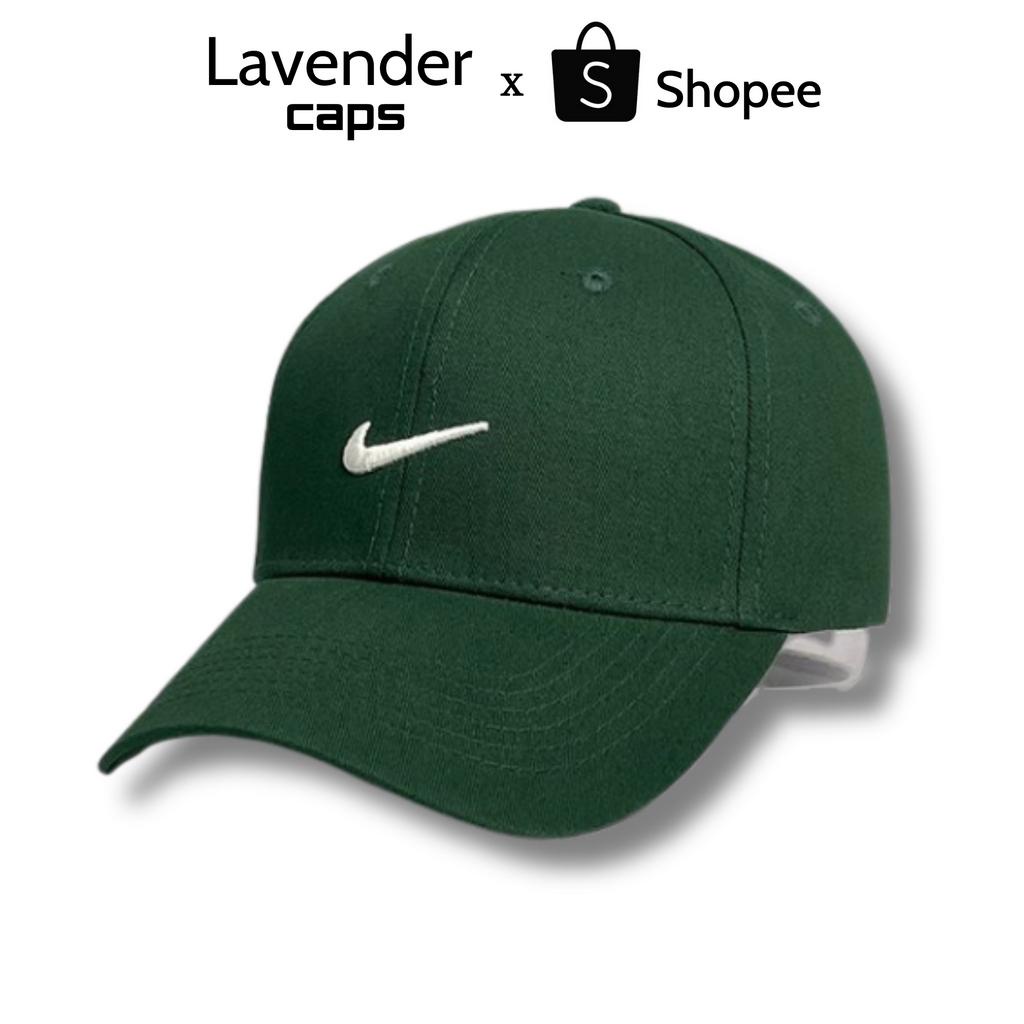Nón kết mũ lưỡi Nike xanh logo thêu dành cho mọi lứa tuổi Free size