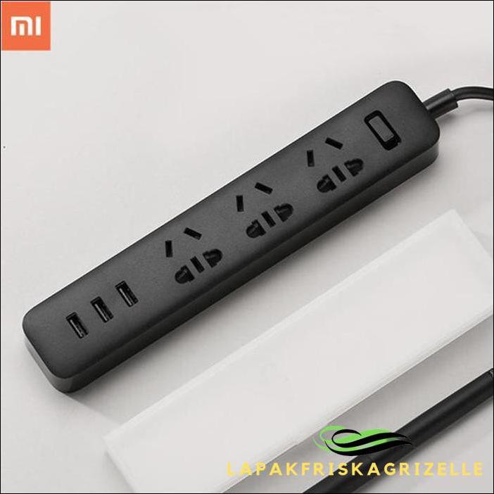 Ổ Cắm Điện Thông Minh Xiaomi Mi 3 Cổng Usb Đen