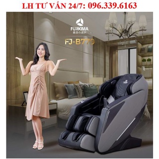Ghế Massage cao cấp toàn thân Nhật Bản FUJIKIMA B779, Massage 5D, bi di chuyển, điều khiển giọng nói