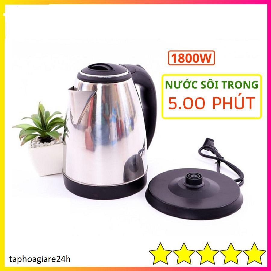 Ấm siêu tốc inox cao cấp 1.8L hàng Việt Nam