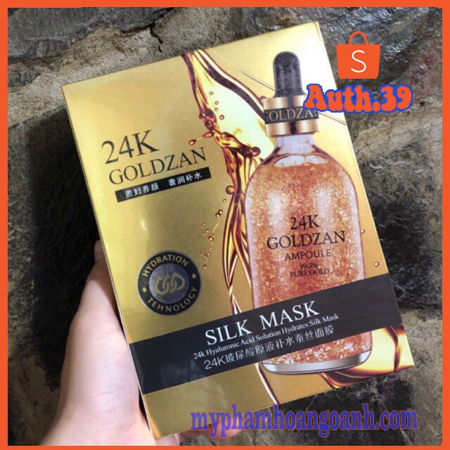 Mặt nạ lụa 24k Goldzan (01 miếng)