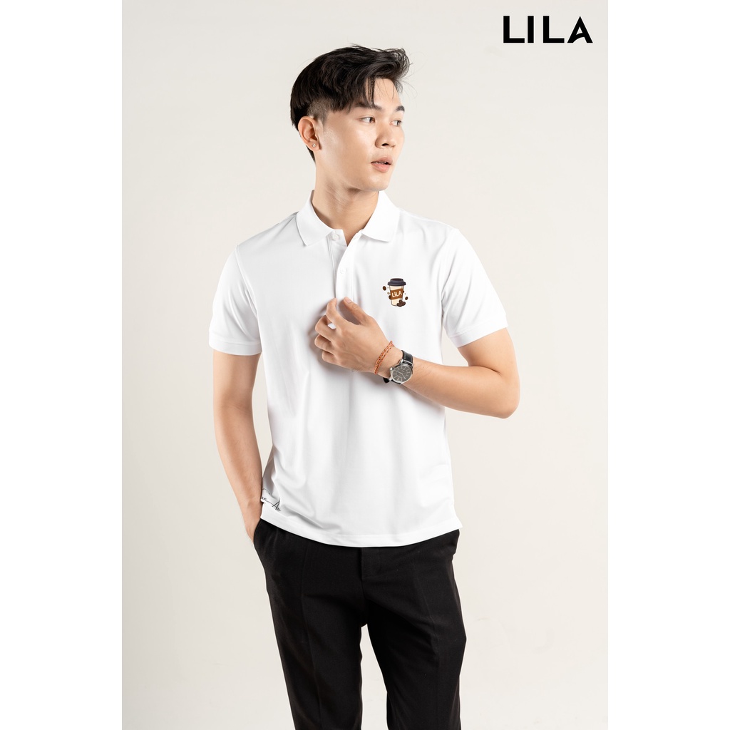 Áo POLO nam HAPPINESS basic đẹp vải cá sấu COTTON giữ form bền bỉ, chống nhăn, thời trang nam cao cấp - LILA