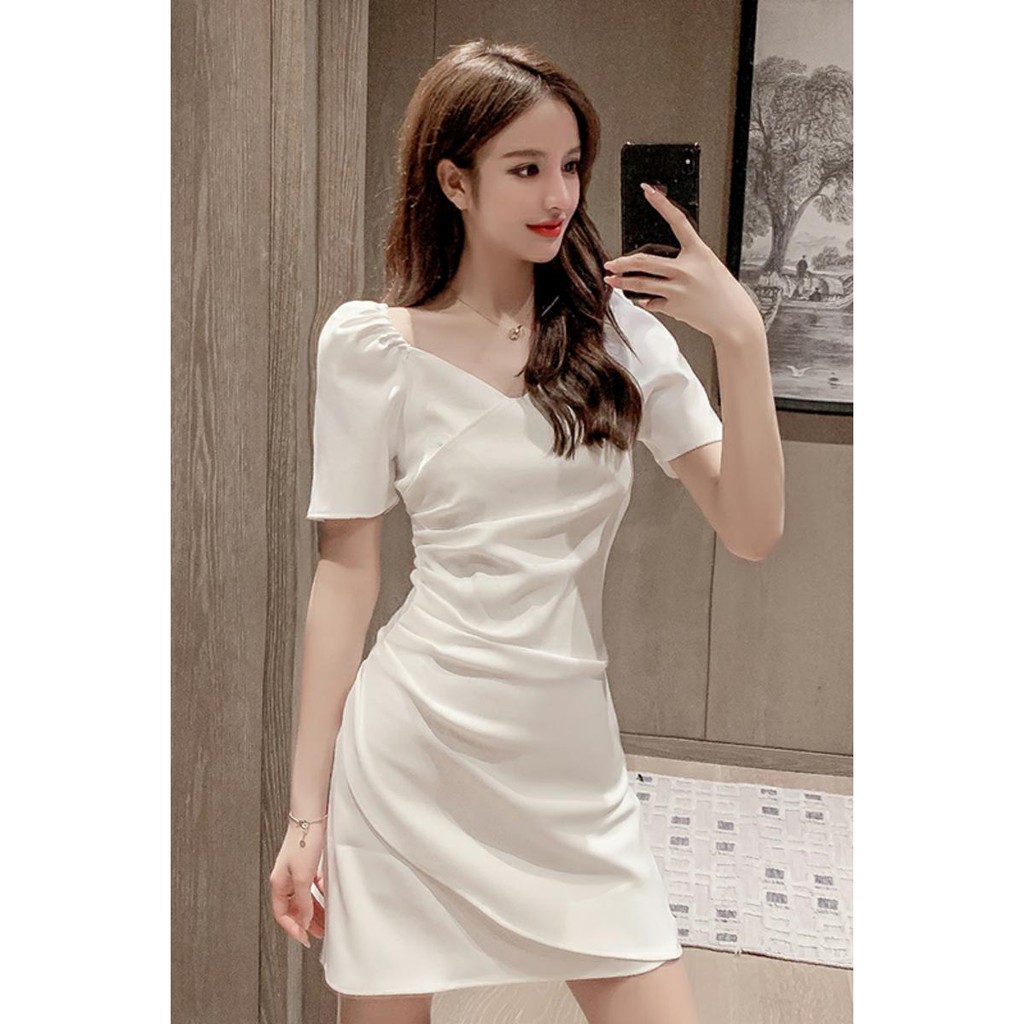 Váy Nữ Cách Điệu Nhún Eo Dáng Suông Thanh Lịch SIXTEEN. | BigBuy360 - bigbuy360.vn