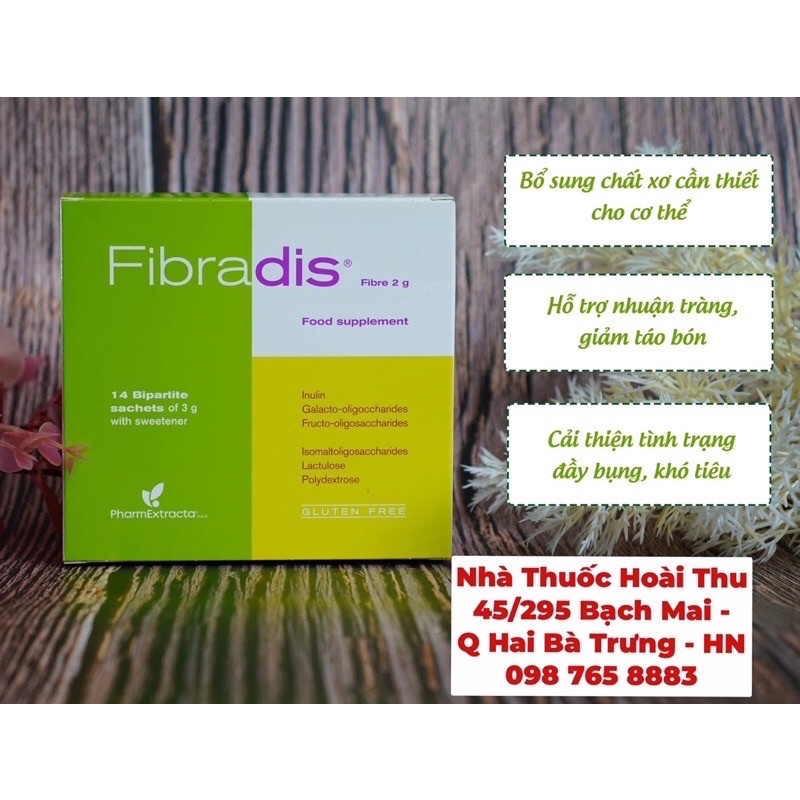 Fibradis - Bổ sung chất xơ ,nhuận tràng,giảm táo bón