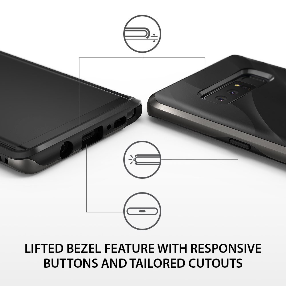 Ốp lưng Ringke Wave Galaxy Note 8 - Hàng nhập khẩu Hàn Quốc