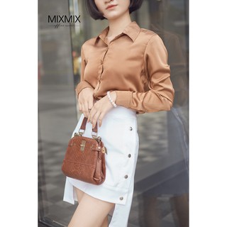 [DEAL SỐC] Combo 2 áo sơ mi lụa MIXMIX