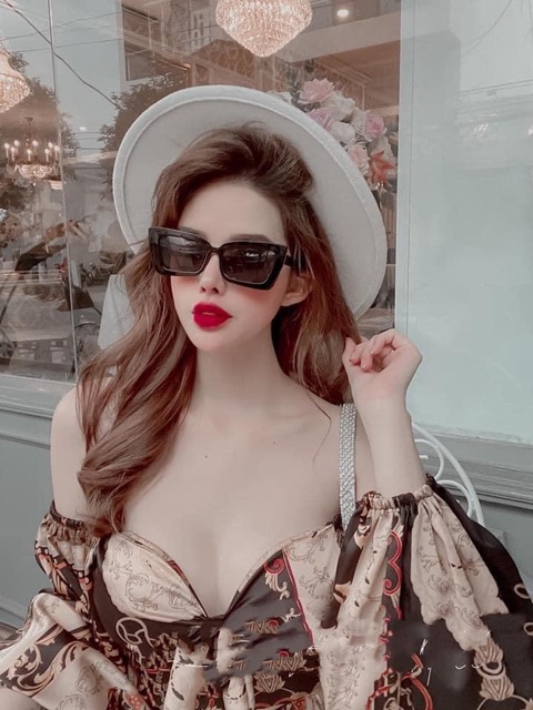 Kính mắt vuông Hot Trend đủ 4 màu trắng, đen, be, hồng | BigBuy360 - bigbuy360.vn