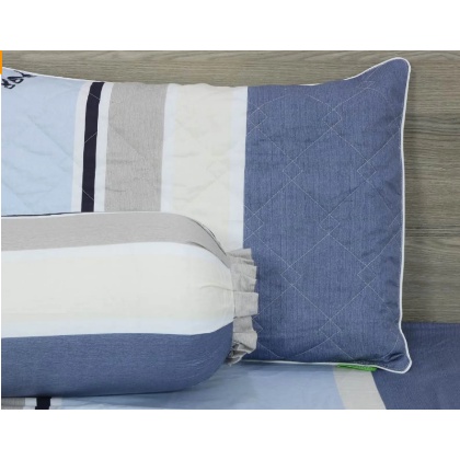 Vỏ gối cotton 100% thoáng mát kích thước 50x70cm, Màu ngẫu nhiên.