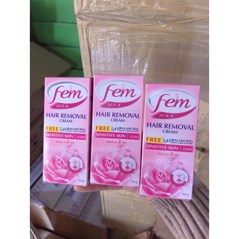 01 Hộp Kem Tẩy Lông Fem Thái Lan 40g