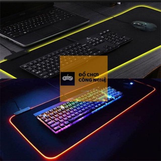 [SIÊU RẺ] Bàn Di Chuột, Lót Chuột Pad RGB Loại Lớn Led 7 Màu 80x30cmx4mm