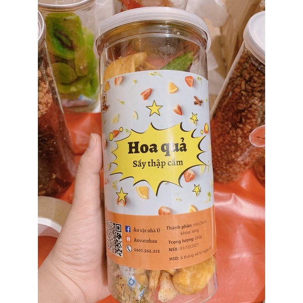 [FREESHIP] Trái cây sấy thập cẩm 270g